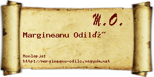 Margineanu Odiló névjegykártya